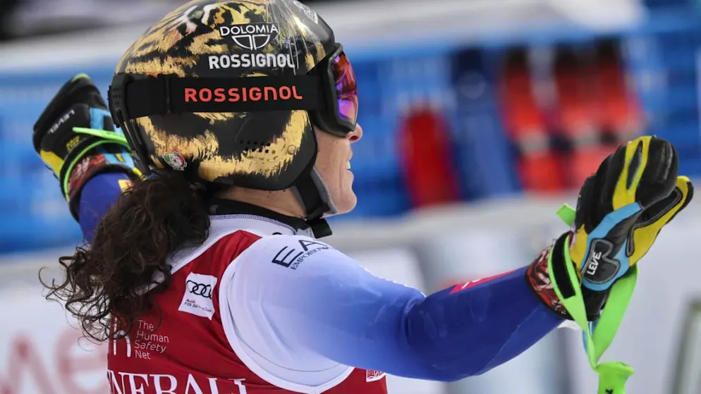 Federica Brignone feiert vor ihrem Heimpublikum