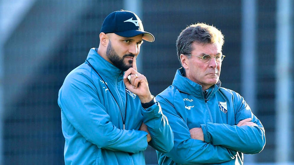 Ex-FCZ coach Murat Ural (l.) leads VfL Bochum out of the crisis alongside Hecking.