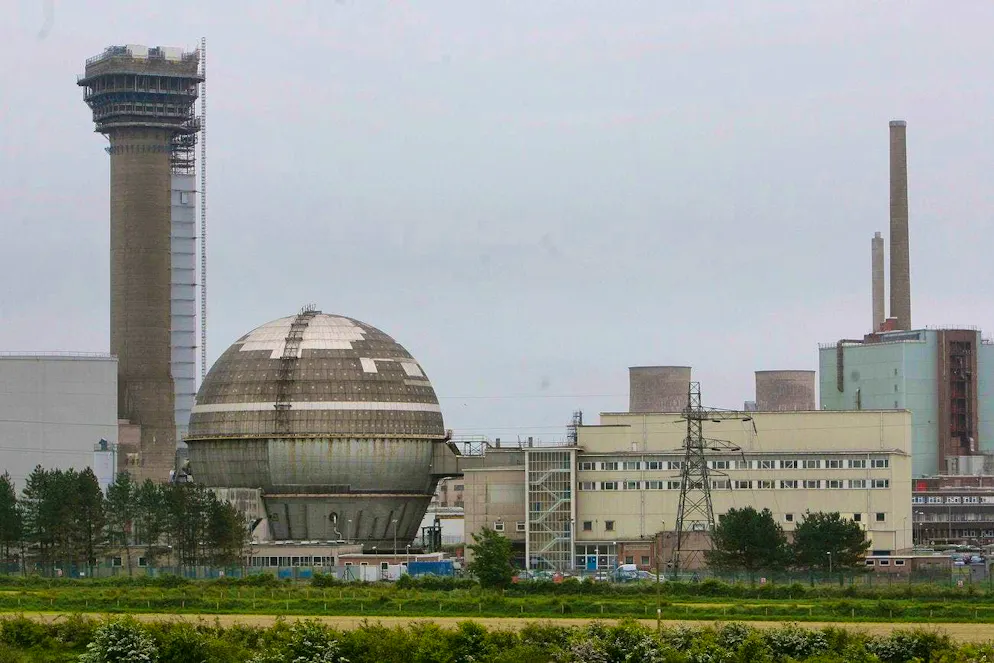 Decommissioned in 2005: the outdated Sellafield nuclear power plant in the UK.