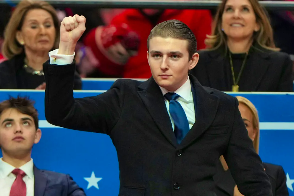 20-year-old Barron Trump is currently studying economics at New York University.