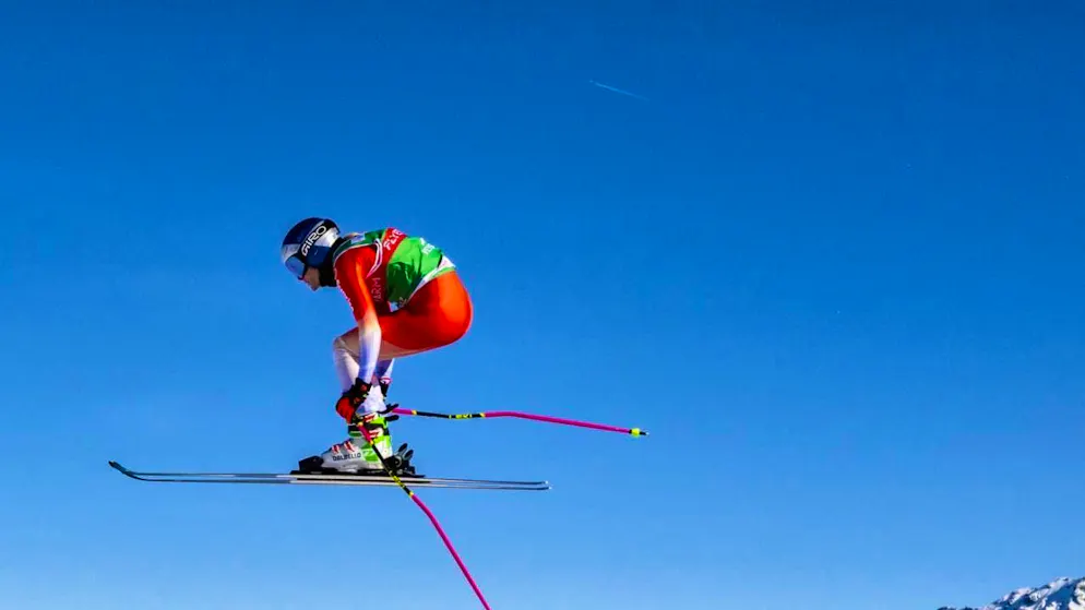 Fanny Smith celebrates a double victory in Canada
