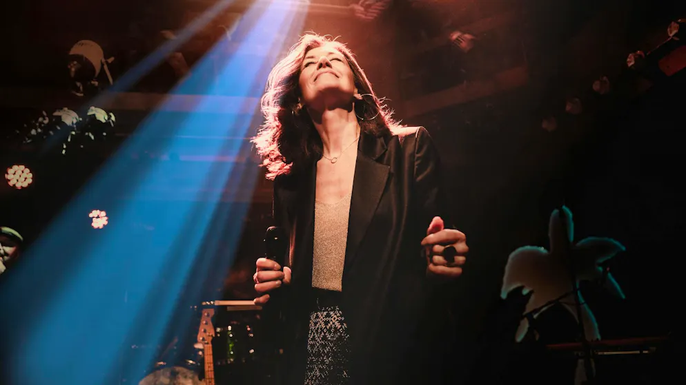 "It's a challenge to stand on stage and be yourself. But that doesn't mean that I'm always happy up there": Sina.