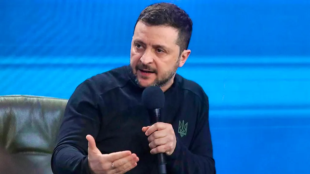 ARCHIVE - Ukrainian President Volodymyr Zelensky. Photo: -/Ukrinform/dpa/Archive picture