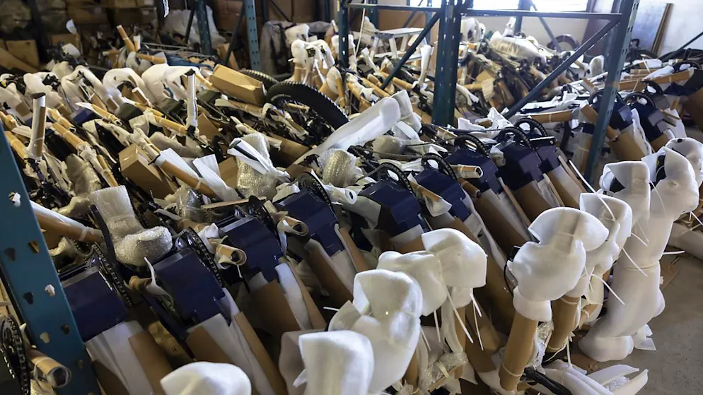 Fast jedes zweite verkaufte Velo ist ein E-Bike. (Symbolbild)