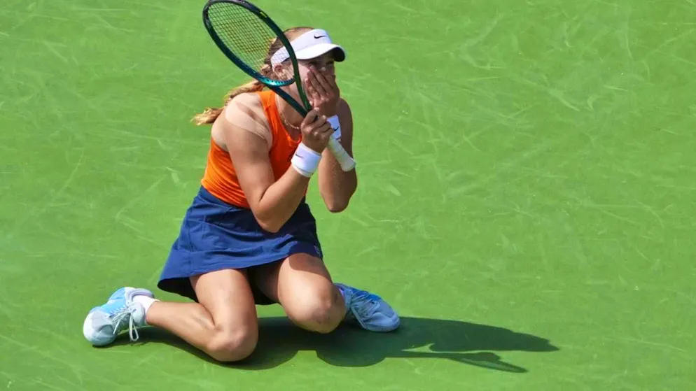The 17-year-old Mirra Andreyeva is on a roll