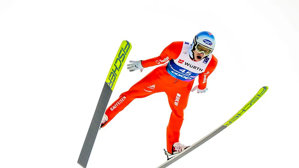 Gregor Deschwanden fliegt in Vikersund zweimal auf den 7. Platz