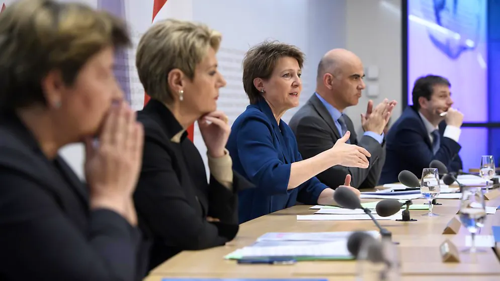 Vor fünf Jahren rief der Bundesrat den Lockdown für die Schweiz aus - Gallery. Am 16. März 2020 rief der Bundesrat die Notlage in der Schweiz aus. (Archivbild)