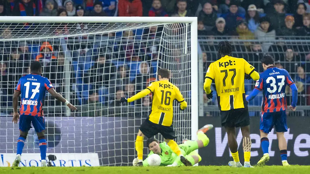 Christian Fassnacht erzielt das Siegtor gegen Basel