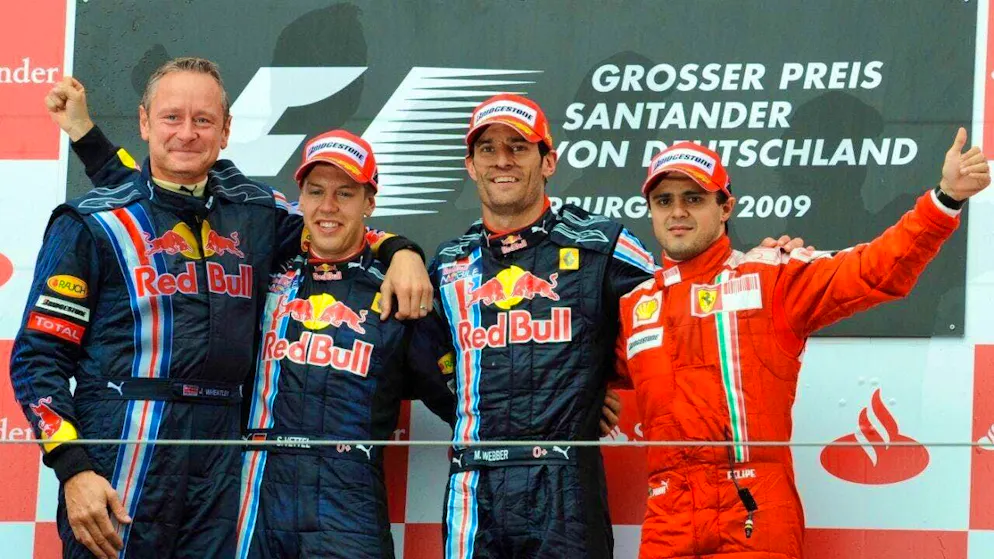 New optimism at Sauber on the arduous road to the top - Gallery. Sauber's new team principal Jonathan Wheatley (far left) has already celebrated great success with Sebastian Vettel at Red Bull