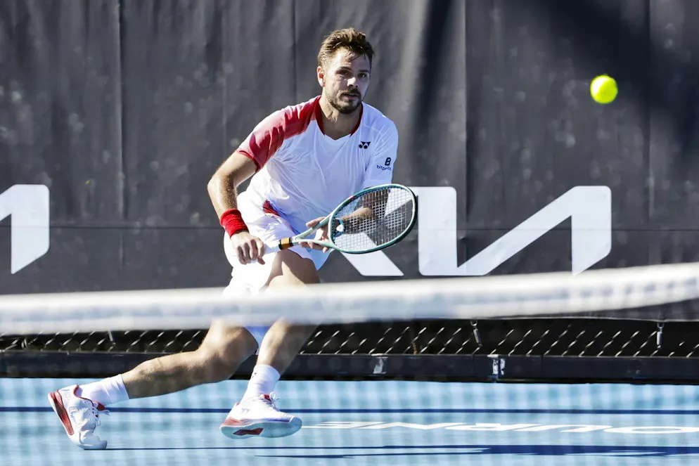 Am 14. Januar 2025 traf Stan Wawrinka in der ersten Runde der Australian Open auf Lorenzo Sonego. 