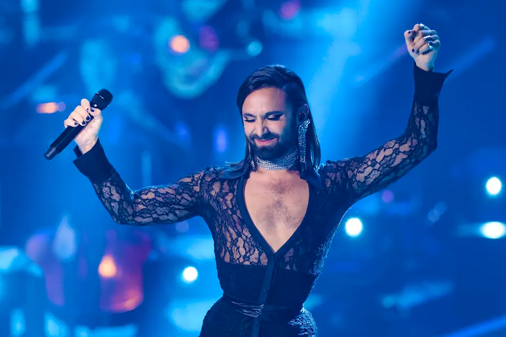 Conchita Wurst beim Finale von «The Voice of Germany» 2022 in Berlin. 