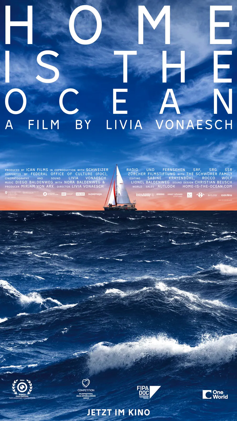 «Home is the Ocean»: Der Film porträtiert das Leben von Familie Schwörer. Filmemacherin Livia Vonaesch begleitete die achtköpfige Familie sieben Jahre lang und dokumentierte, wie sie konventionelle Normen von Erziehung, Bildung, Heimat und Sicherheit infrage stellen. Entstanden ist der eindrückliche Kinofilm «Home is the Ocean».