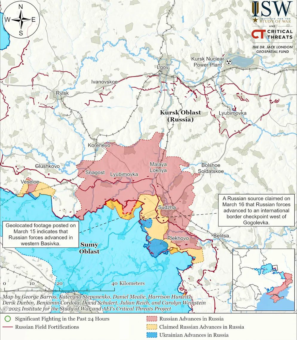 The Ukrainian troops have lost the majority of their conquests in Kursk.
