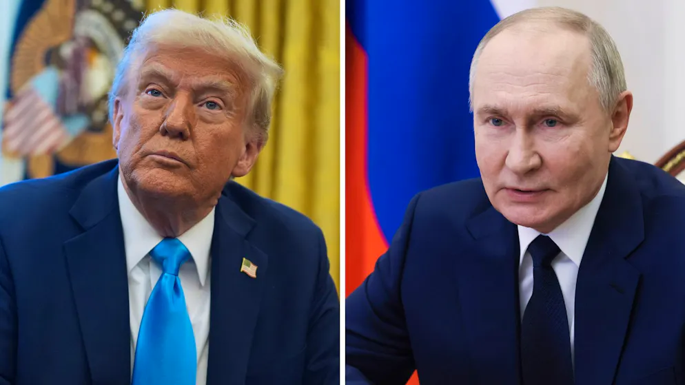 Donald Trump und Wladimir Putin haben erneut miteinander telefoniert. (Archivbild)
