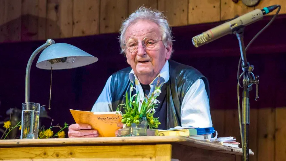 The writer Peter Bichsel died on Saturday. (archive picture)