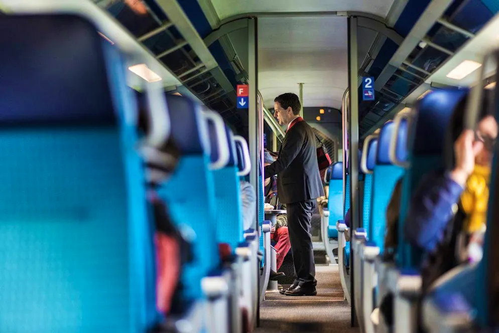 Violence on public transport remains a problem (archive image).