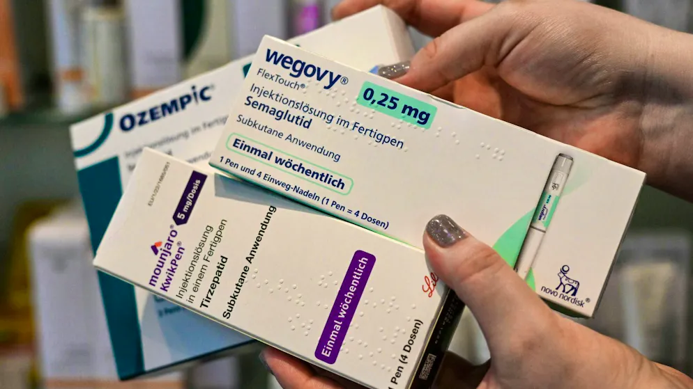 "Wegovy", "Ozempic" and "Mounjaro" are injections to combat obesity and treat type 2 diabetes. (archive picture)