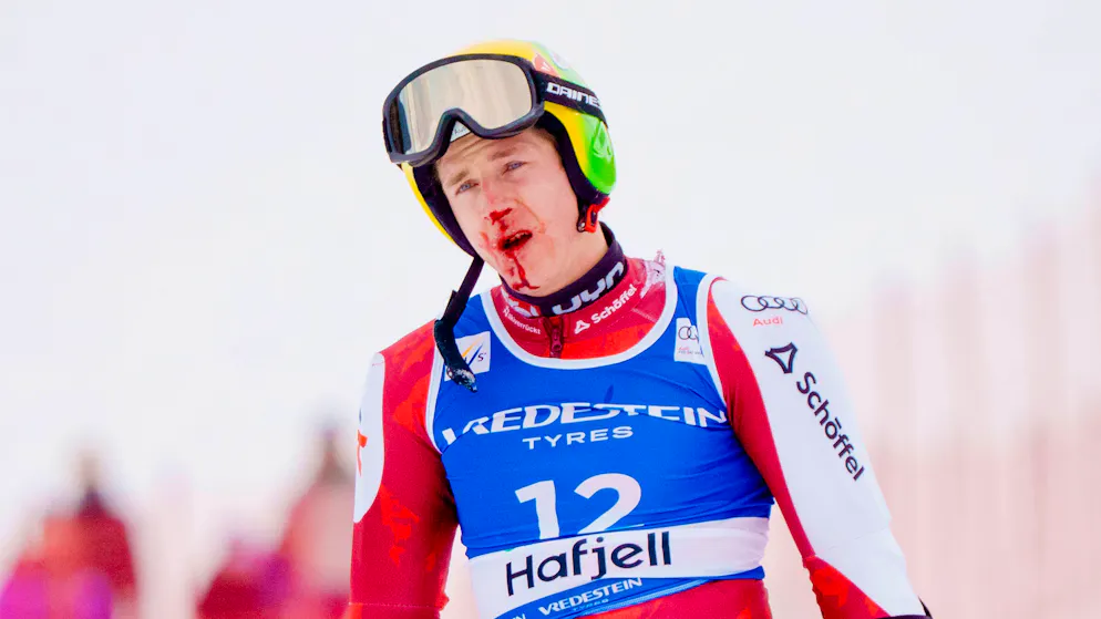 «Ein paar gebrochene Zähne». Raphael Haaser meldet sich erstmals nach Sturz in Hafjell
