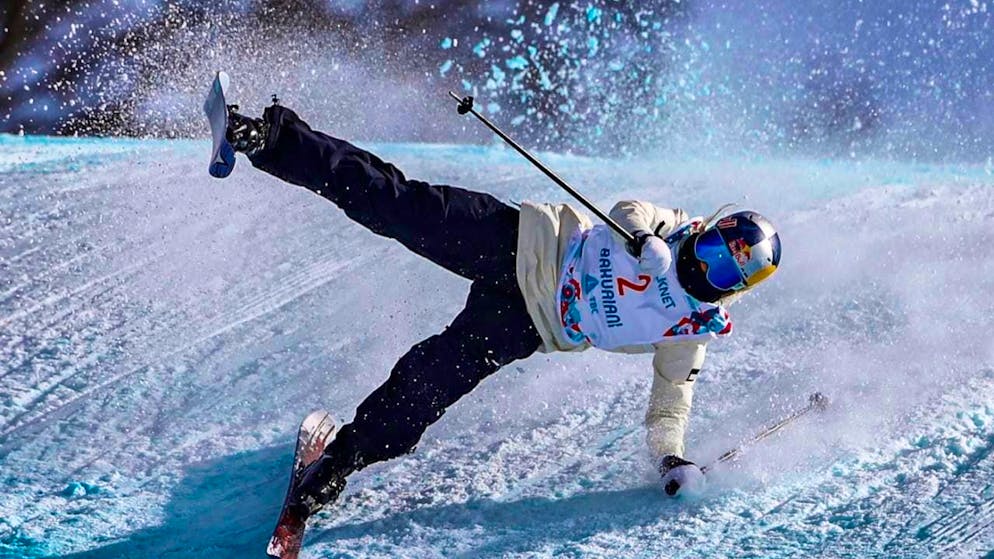 Painful end: Tess Ledeux will not be able to compete at the World Championships in the Upper Engadine after a fall last week.