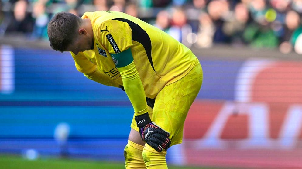 Jonas Omlin is out for the time being in Gladbach.
