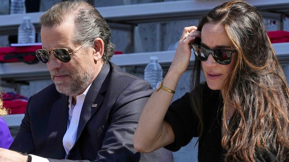 Joe Biden hat vor dem Auszug aus dem Weissen Haus den Schutz für seine beiden Kinder Hunter (links) und Ashley bis zum Sommer angeordnet. (Archivbild)