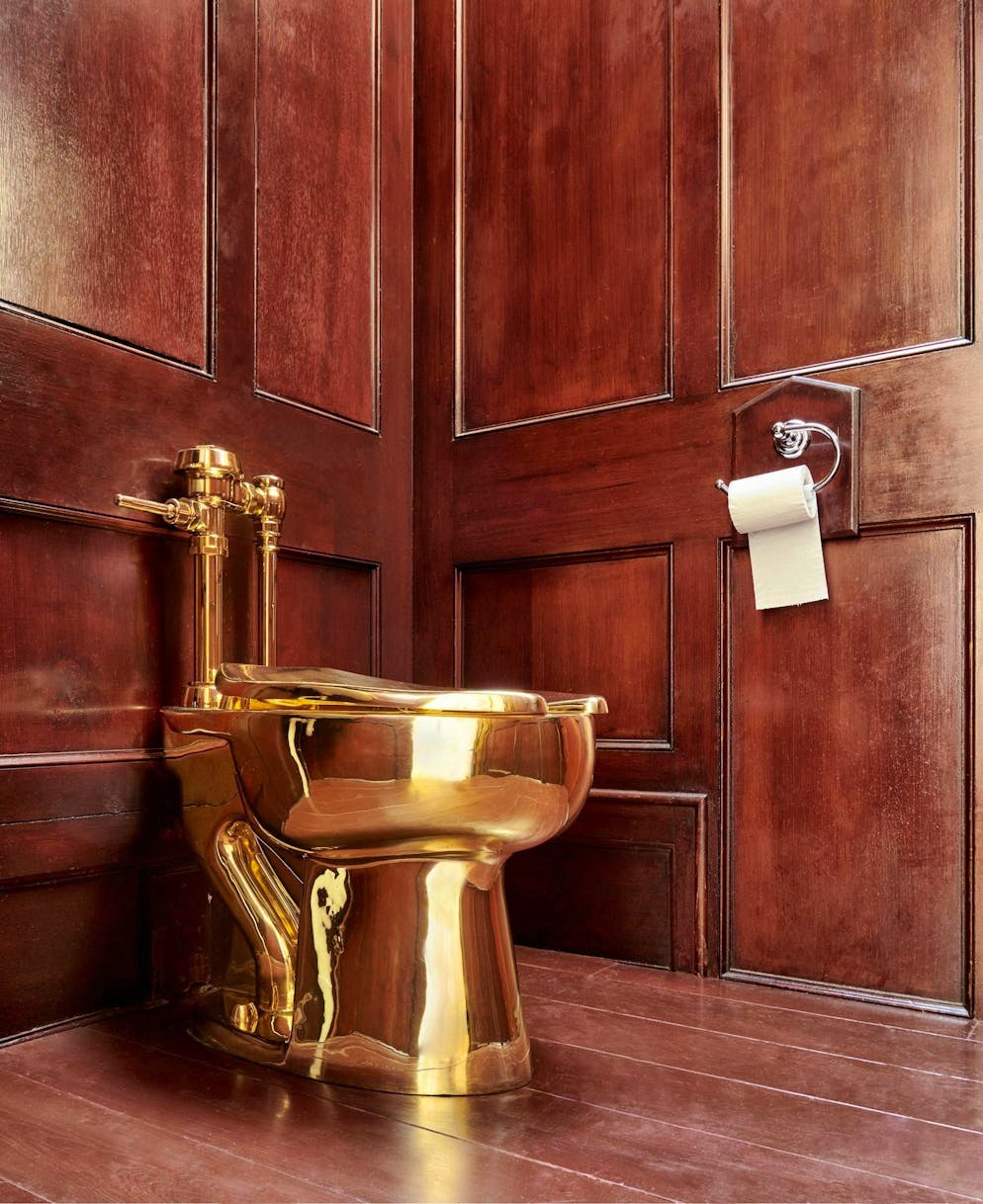 Golden toilet stolen: Man found guilty in England - Gallery. The artwork was insured for the equivalent of more than 5.6 million euros. (archive picture)