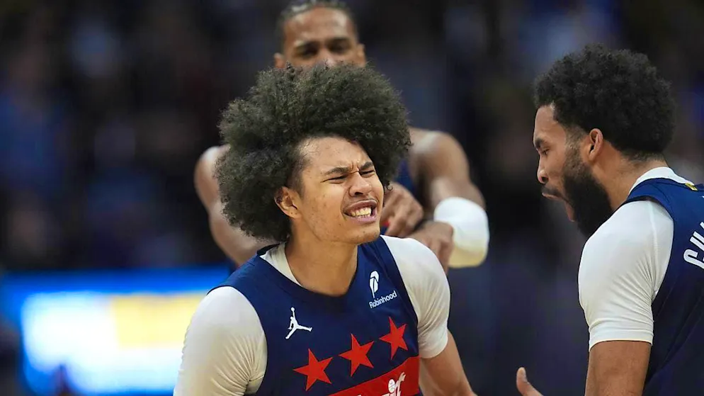Kyshawn George had to leave the floor as a loser with the Wizards once again