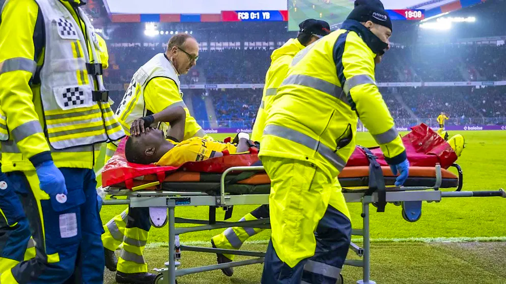Shoulder injury: Ebrima Colley will miss Young Boys for the time being