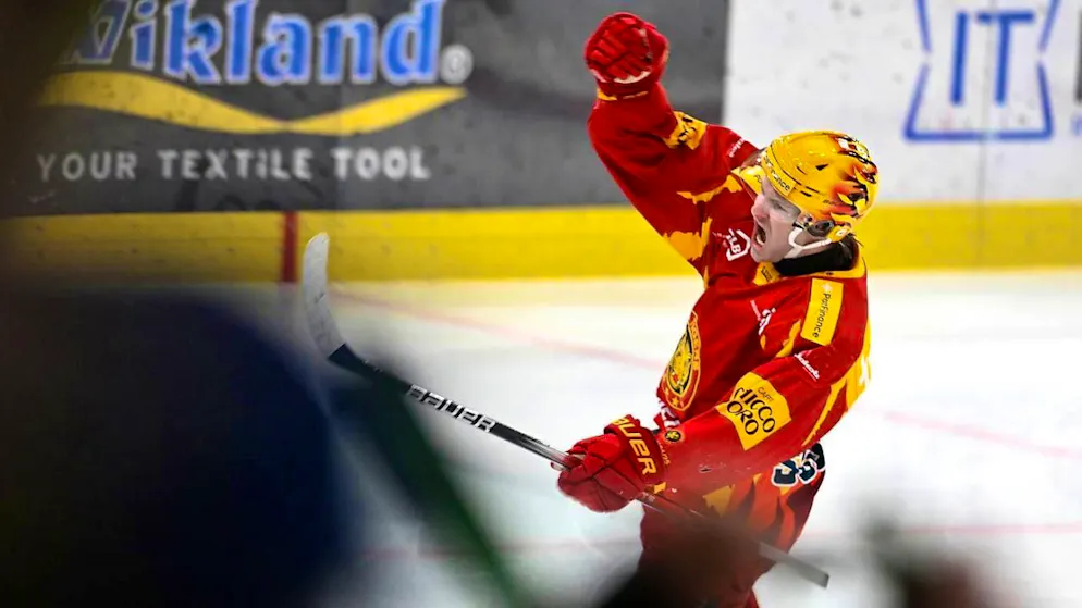 Double goal scorer Dario Rohrbach is Langnau's big figure in the 3-2 home win against Lausanne.