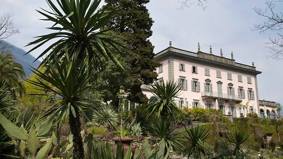 75-Jahr-Jubiläum der Sommersaison auf den Brissago-Inseln im Tessin - Gallery. Die "Villa Emden" erinnert bis heute an den früheren Besitzer der Brissago-Inseln Max Emden. (Archivbild)