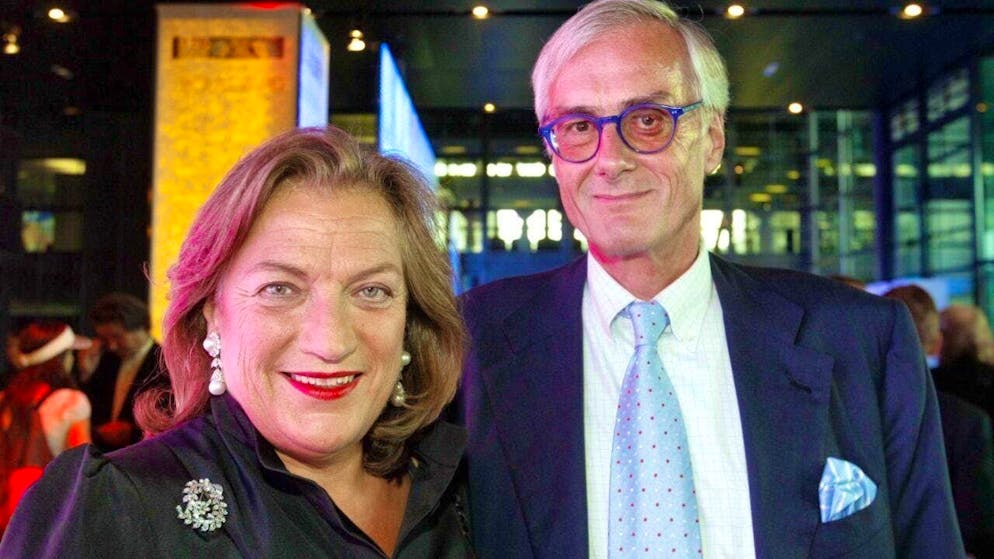 Patron Ellen Ringier dies at the age of 73 - Gallery. Ellen Ringier with her husband Michael at the official anniversary celebrations for 175 years of Ringier in 2008 at the KKL Lucerne (archive photo).