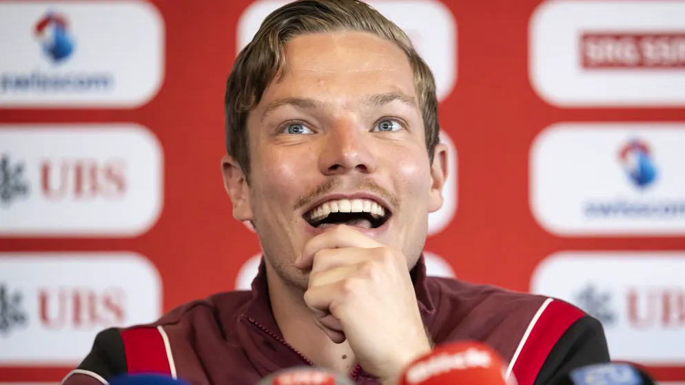 Grandioser Auftritt von Nati-Neuling Gartenmann. «Mein Opa war ein Käser aus Amlikon aus dem Thurgau»