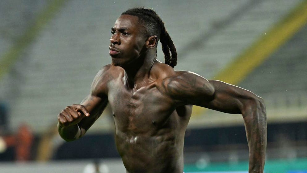 Moise Kean befindet sich in Florenz  in Topform.