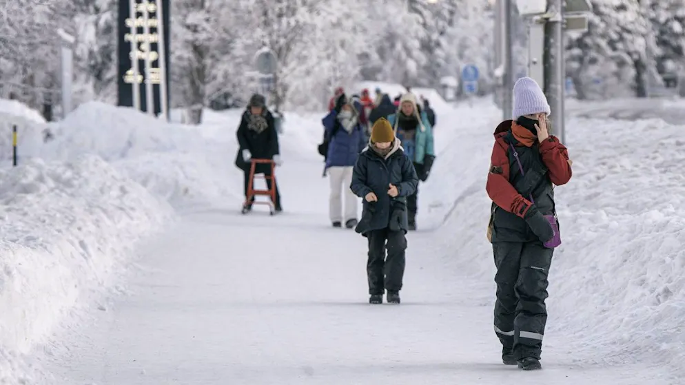 Glücklich im Schnee: Zum achten Mal in Folge ist Finnland das Land mit der glücklichsten Bevölkerung der Erde.