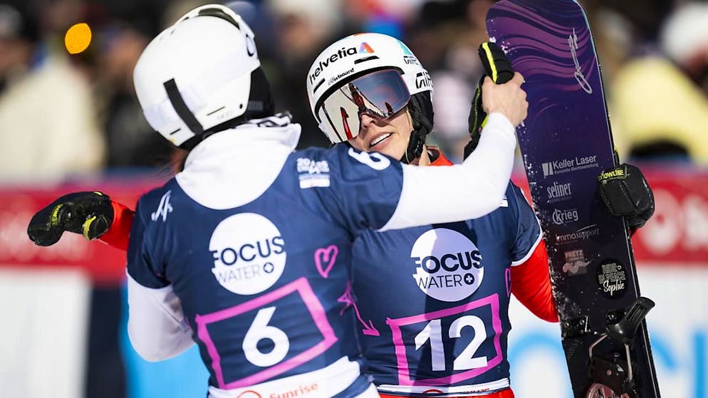 Ladina Caviezel muss im Duell um Bronze der Polin Aleksandra Krol-Walas gratulieren - ihr ist aber bewusst, dass ihr der beste Wettkampf des Jahres gelungen ist