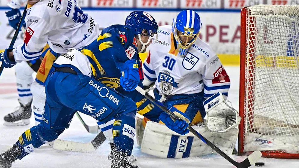 Even a strong Leonardo Genoni in Zug's goal could not prevent HC Davos from advancing to the playoff semi-finals