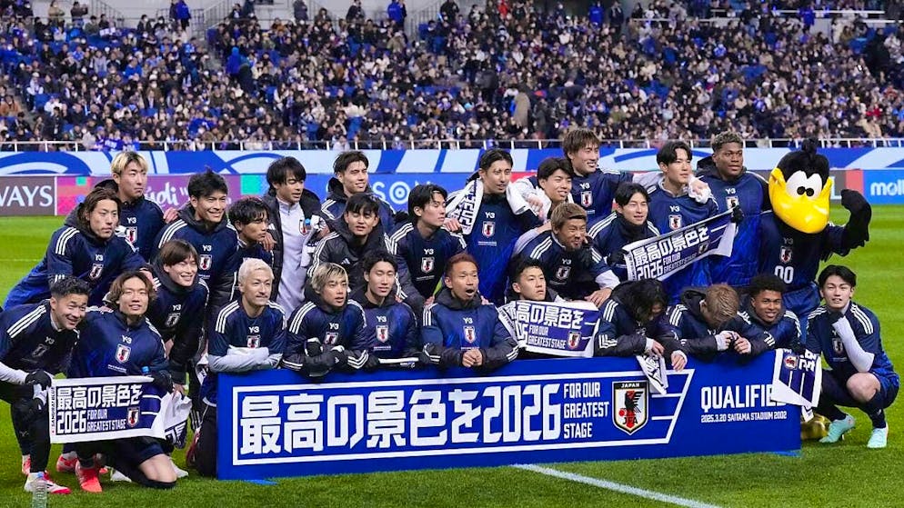 Japan's footballers can celebrate qualifying for the World Cup once again