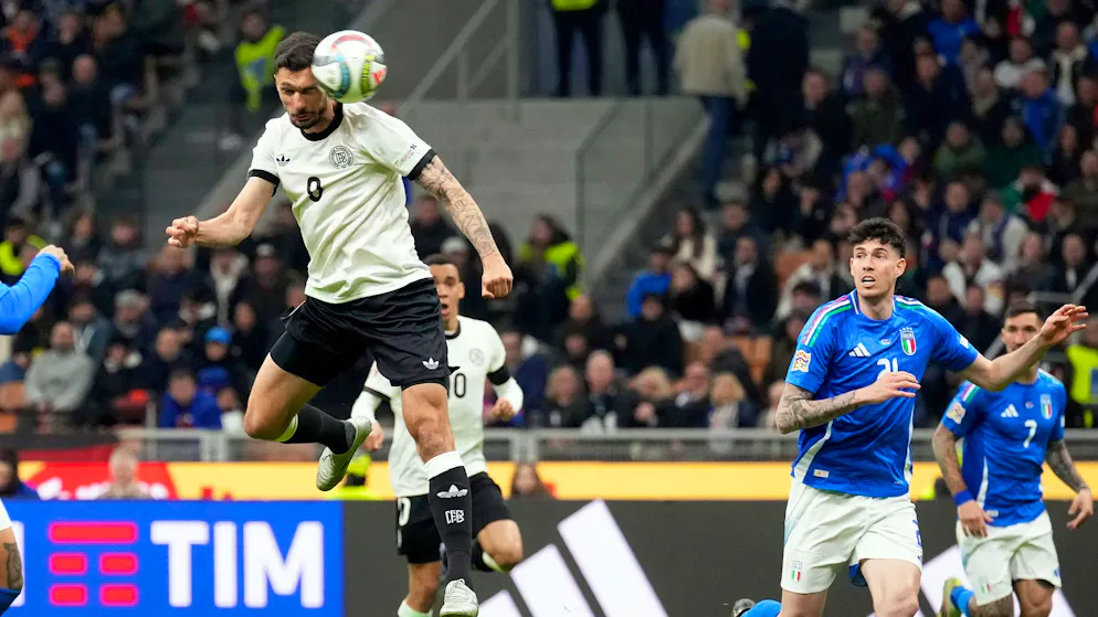 In seinem Element: Deutschlands Torjäger Tim Kleindienst.