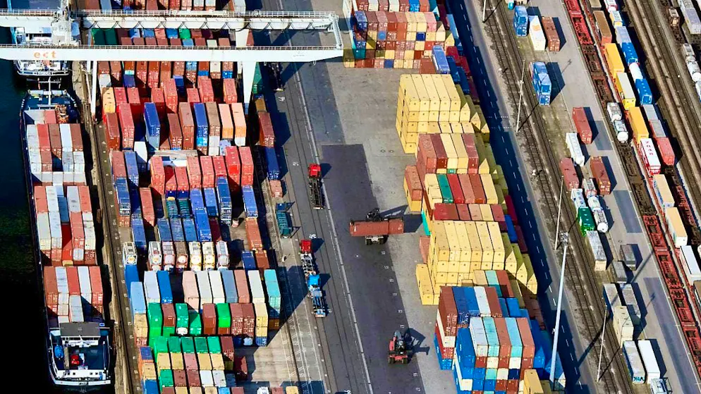 Swiss exports rose in February. Exports had still fallen sharply in January. (archive image)