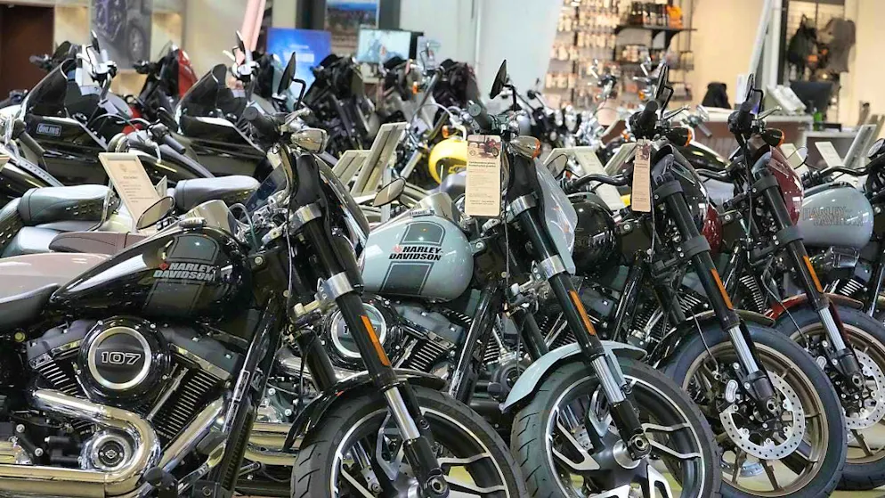 Harley-Davidson would be affected: EU counter-tariffs would apply to US products such as bourbon whiskey, game consoles and motorcycles. (archive image)