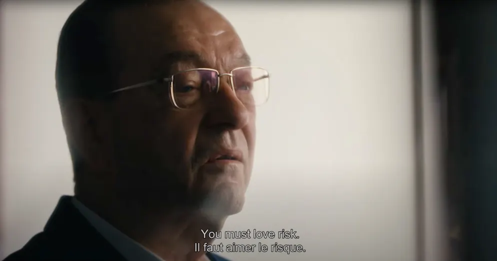 Der deutsche Bänker Oswald Grübel hat viel zum Film beizutragen.