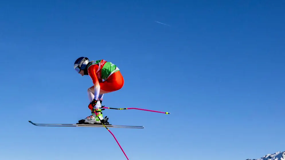 Die Skicross-Wettbewerbe (im Bild Fanny Smith) kommen bereits am Freitag zur Austragung.