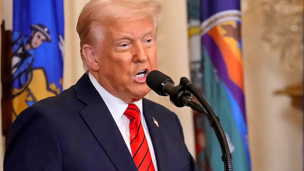 US-Präsident Donald Trump. Foto: Ben Curtis/AP/dpa