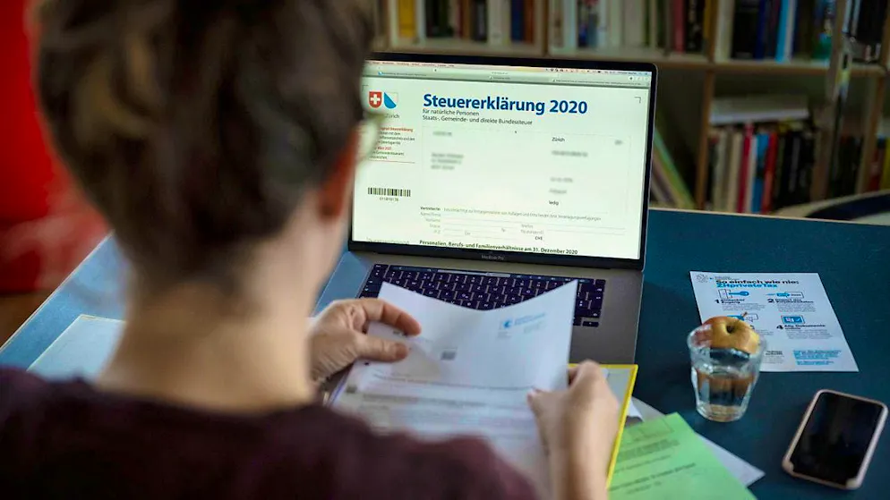 Tax returns are not always checked by another person in the event of an objection. (symbolic image)