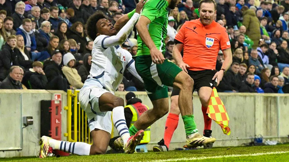 Has Sanches suffered a serious injury?. Sanches appears to have injured himself during this action.