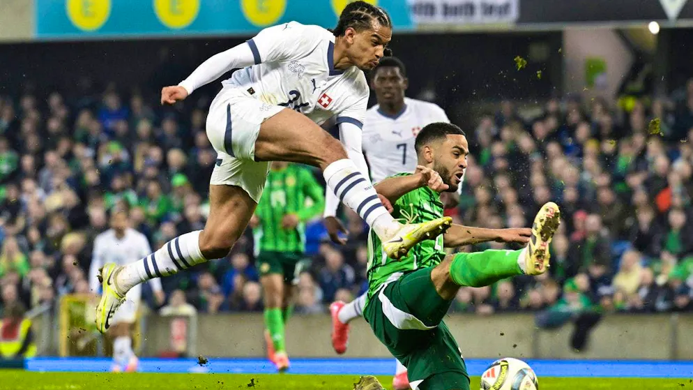 Isaac Schmidt is one of four Nati debutants in Northern Ireland.