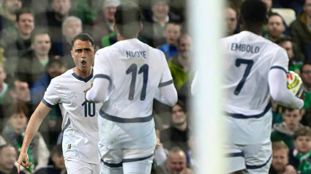 Sierro brings Switzerland back into the game.