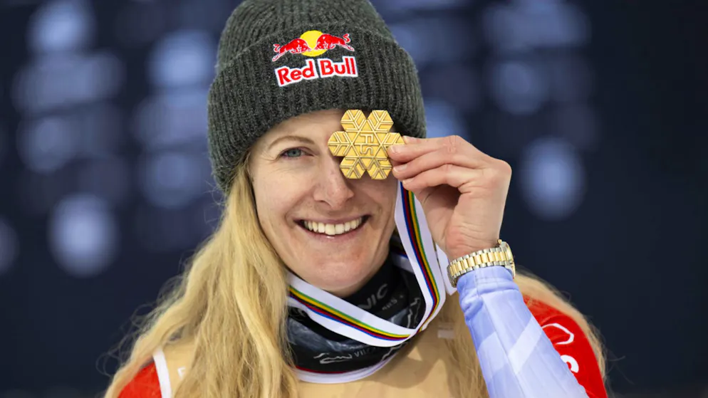 Fanny Smith ist zum zweiten Mal Weltmeisterin.