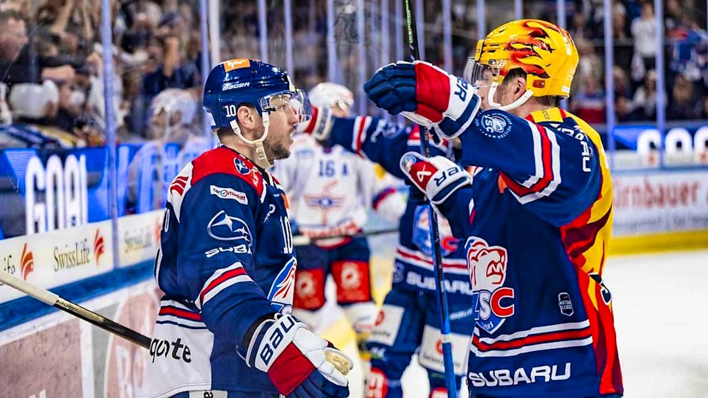 Outstanding double goal scorer: Sven Andrighetto helped the ZSC Lions qualify for the semi-finals