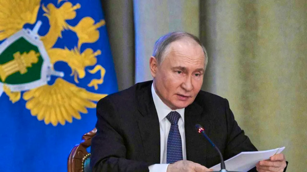 Russian President Putin. Photo: Alexei Nikolsky/Pool Sputnik Kremlin/AP/dpa - ATTENTION: For editorial use only and only with full attribution of the above credit